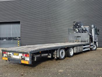 Mercedes-Benz ACTROS 2532 6x2 / HIAB CRANE / MACHINE TRANSPORTER